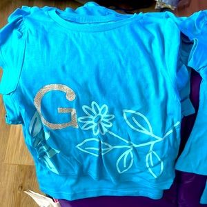 I’m selling letter print shirts!!!!size 3t $5 each